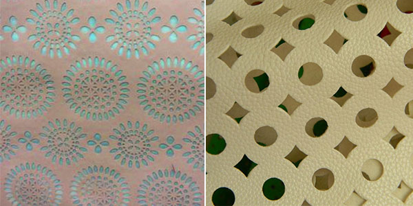 壁纸墙纸激光镂空打孔新工艺