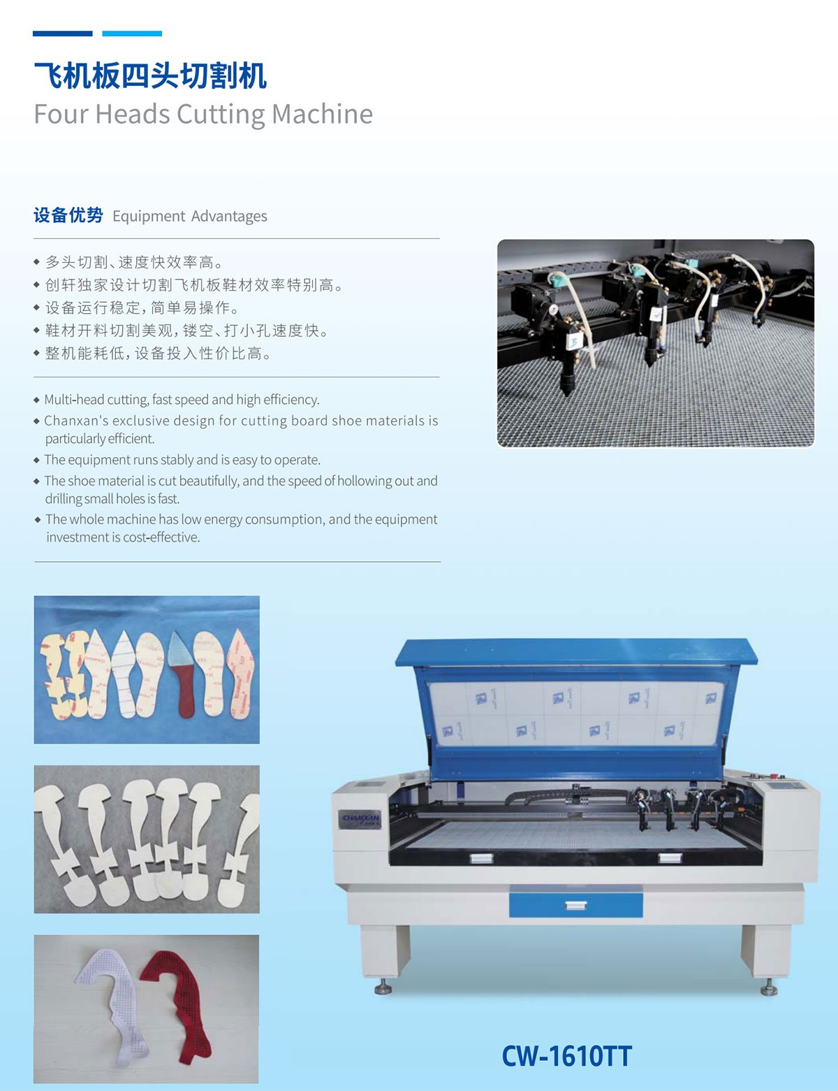 四头（多头）激光切割机