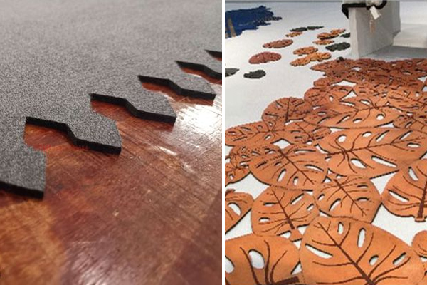 地毯激光切割机，地毯异形裁剪没烦恼