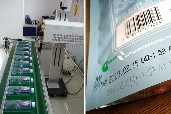 流水线飞行激光打标机