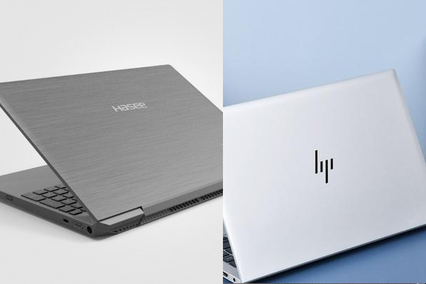 笔记本电脑外壳激光打LOGO,激光镭雕刻字