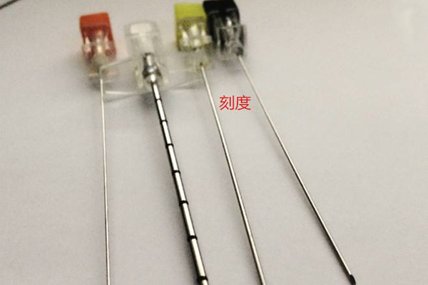 金属管穿刺针刻度激光旋转打标工艺