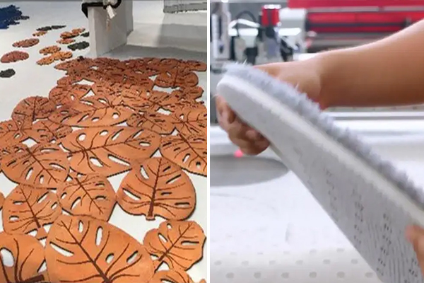 地毯激光切割雕刻设备——地毯激光切割机