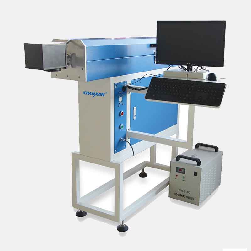 纸板激光打标镂空