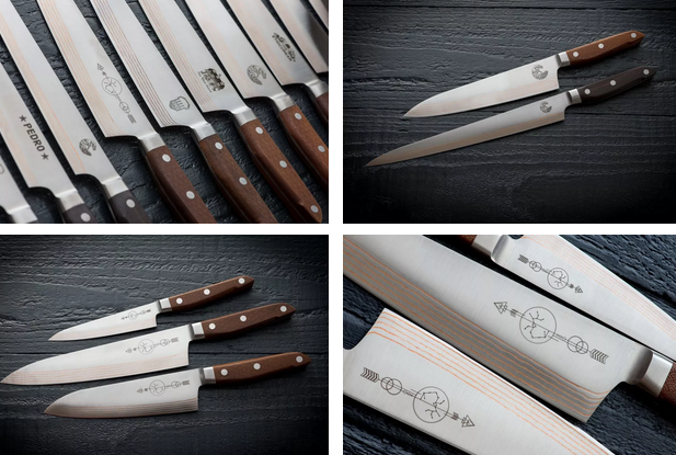 激光打标精致刀具