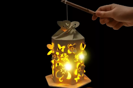 激光点亮浓情中秋，与你许下花灯之约