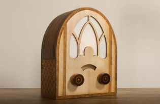 激光切割复古收音机，带你追忆旧时光