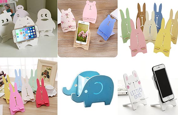 激光雕刻切割手机展架，给你想要的简约时尚！