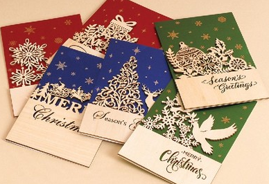 激光雕刻贺卡，把最美好的祝福带给您