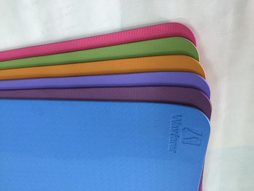 激光打标机新玩法-瑜伽垫激光打标