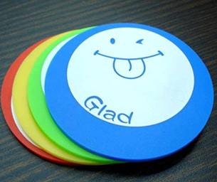 杯垫激光切割-冬天里的亮丽风景线