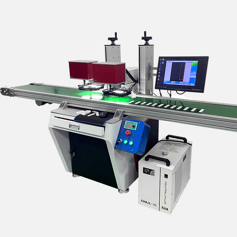 CCD视觉识别自动定位激光打标机